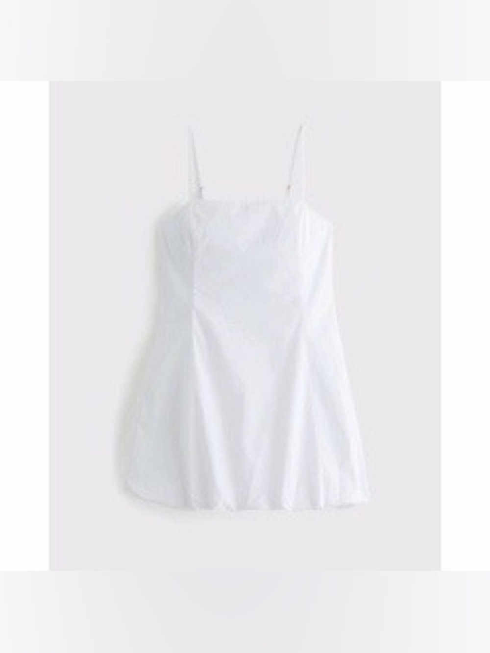 Abercrombie White Bubble Hem Mini Dress